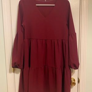 Maroon Dress